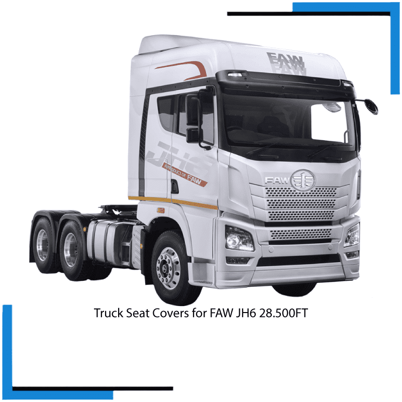 FAW JH6 28.500FT Seat Covers made by KINDO Covers