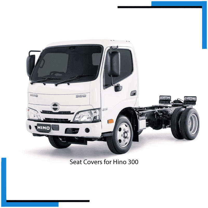 Hino 300 Seat Covers made by KINDO Covers