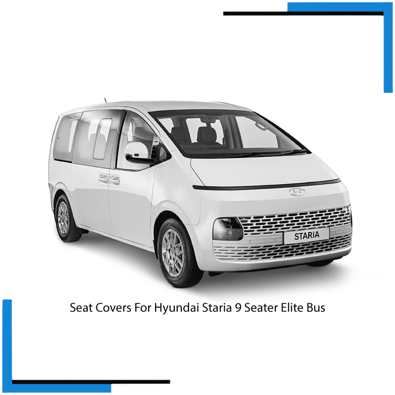 Hyundai Staria Elite Bus Seat Covers made by KINDO Covers