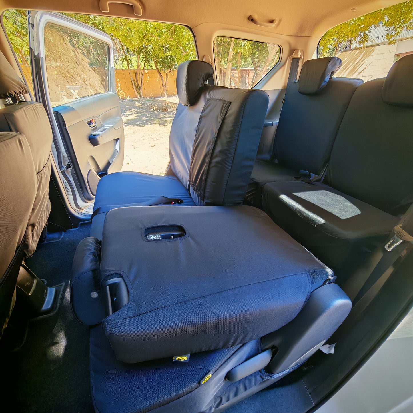 Suzuki Ertiga Seat Covers made by KINDO Covers