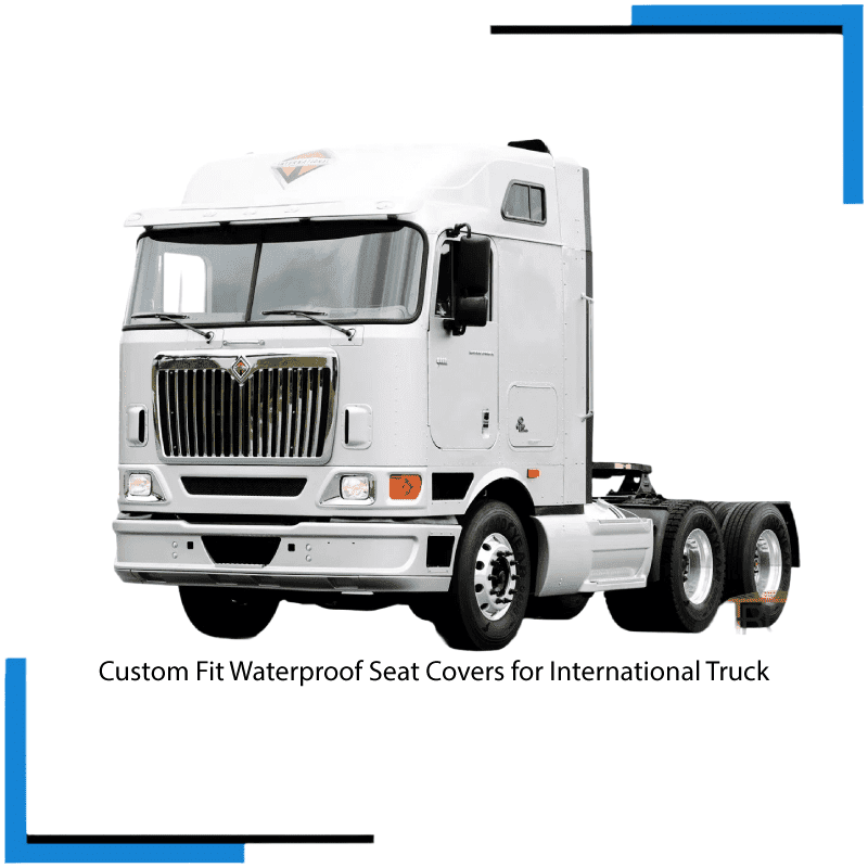 International Eagle 9800e 6x4 Seat Covers made by KINDO Covers