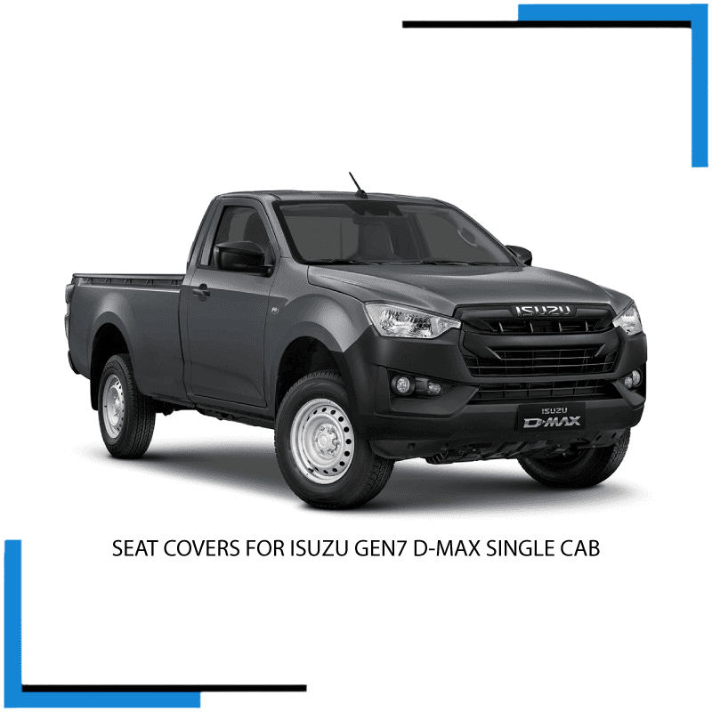 Isuzu D-Max Single Cab Seat Covers made by KINDO Covers