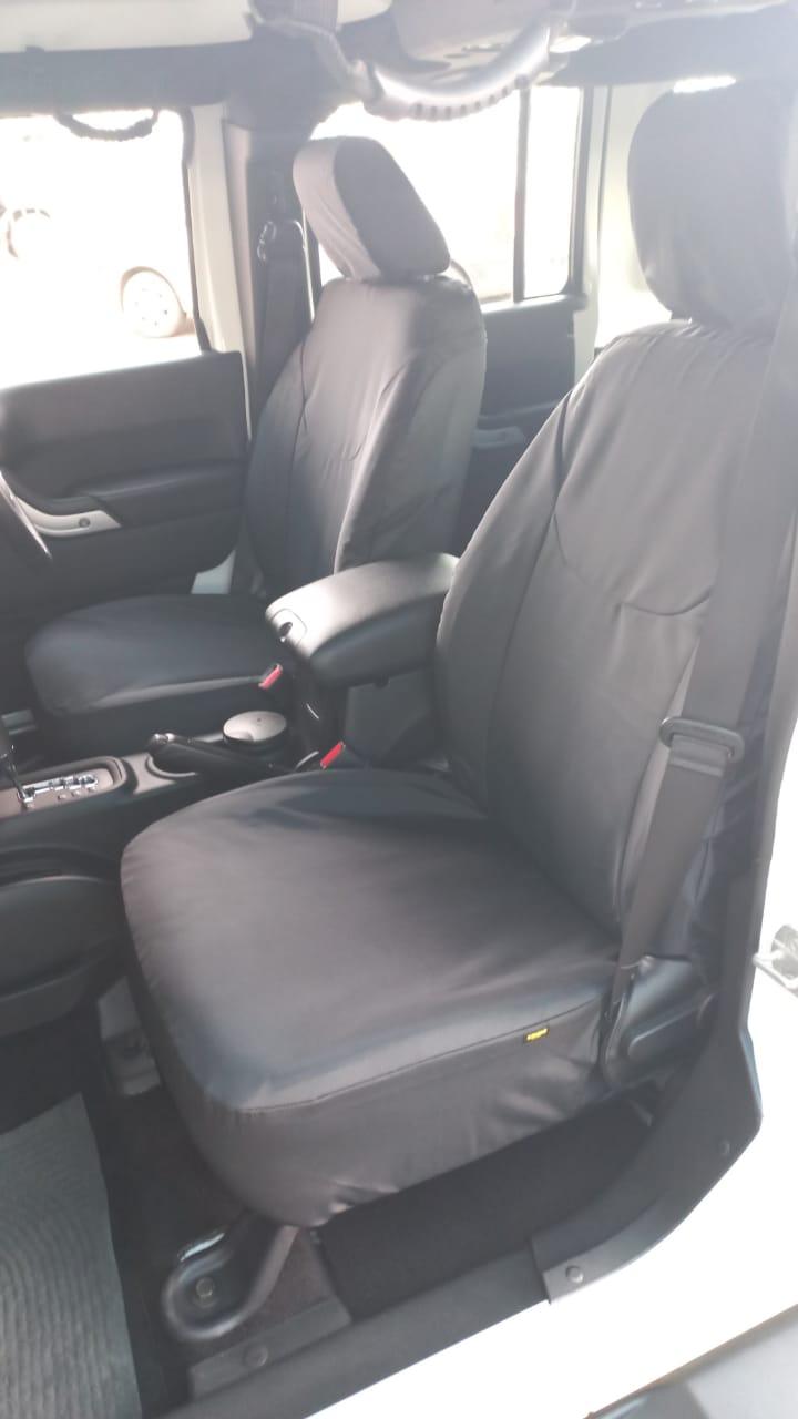 Jeep Wrangler Sahara Unlimited Seat Covers made by KINDO Covers