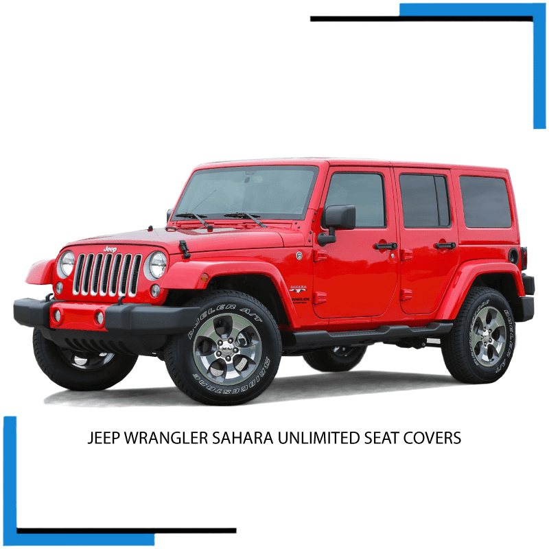Jeep Wrangler Sahara Unlimited Seat Covers made by KINDO Covers