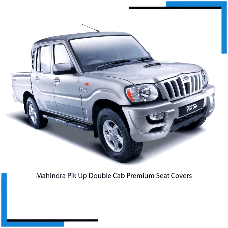Mahindra Pik Up Double Cab Seat Covers made by KINDO Covers
