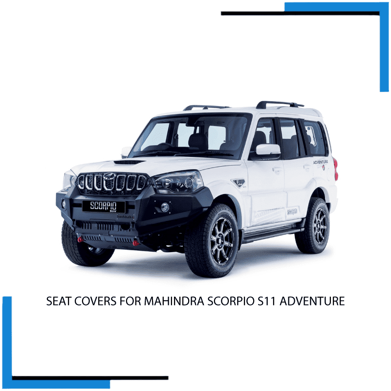 Mahindra Scorpio S11 Adventure Seat Covers made by KINDO Covers
