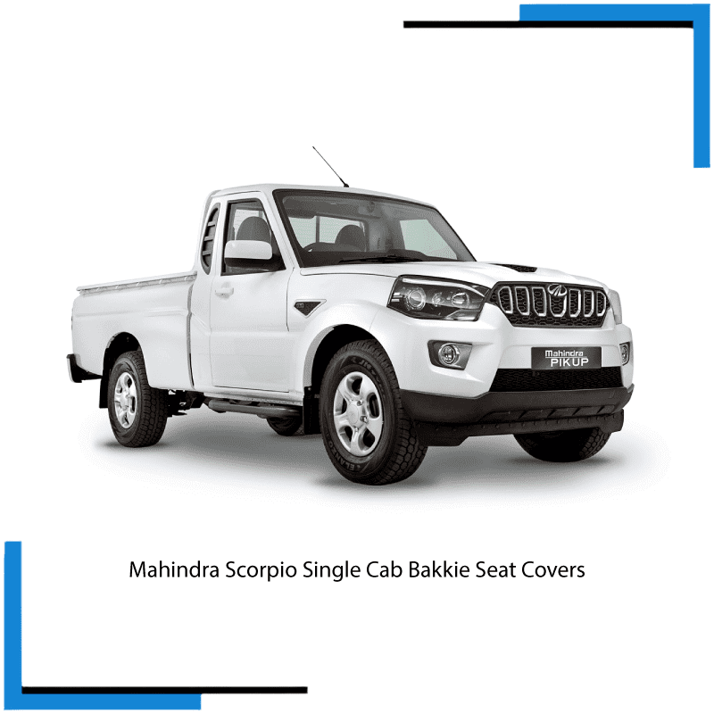 Mahindra Scorpio Single Cab Seat Covers made by KINDO Covers