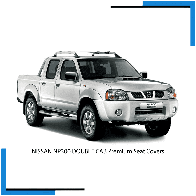 Nissan NP300 Double Cab Seat Covers made by KINDO Covers