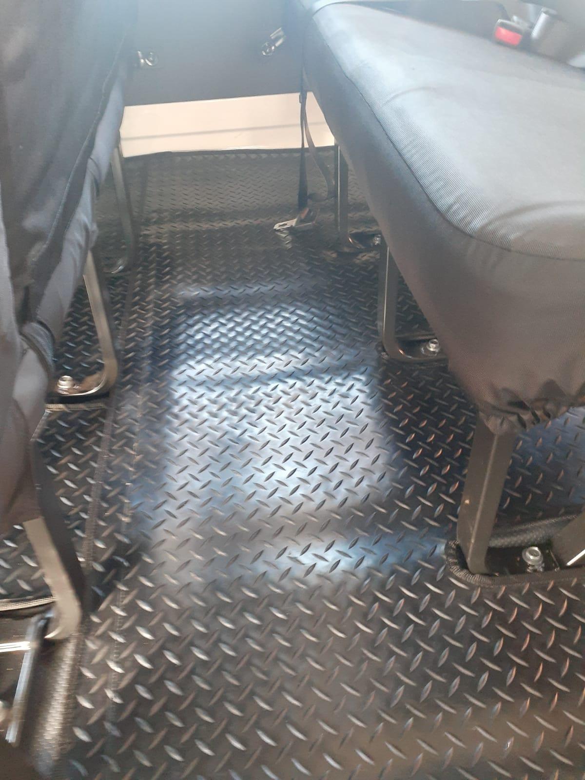 Rubber Flooring Mats For Toyota Hiace Sesfikile 16 Seater 2.5 D4D Seat Covers | Waterproof