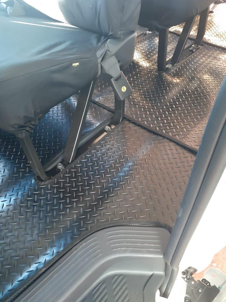 Rubber Flooring Mats For Toyota Hiace Sesfikile 16 Seater 2.5 D4D Seat Covers | Waterproof