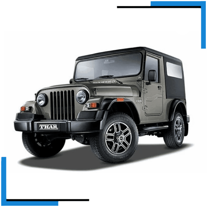 Custom Fit Mahindra Thar Seat Covers made by KINDO