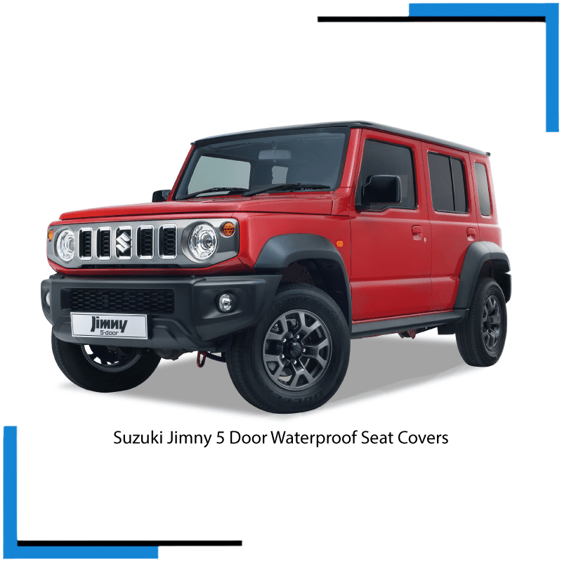 Suzuki Jimny 5 Door Seat Covers made by KINDO Covers