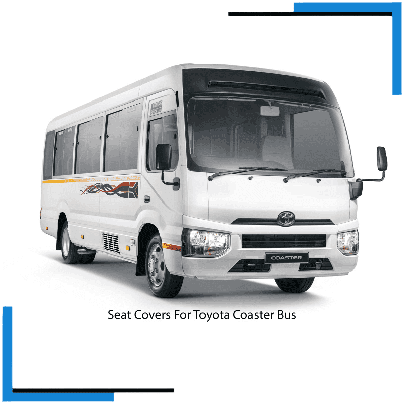 Toyota Coaster Bus Seat Covers made by KINDO Covers