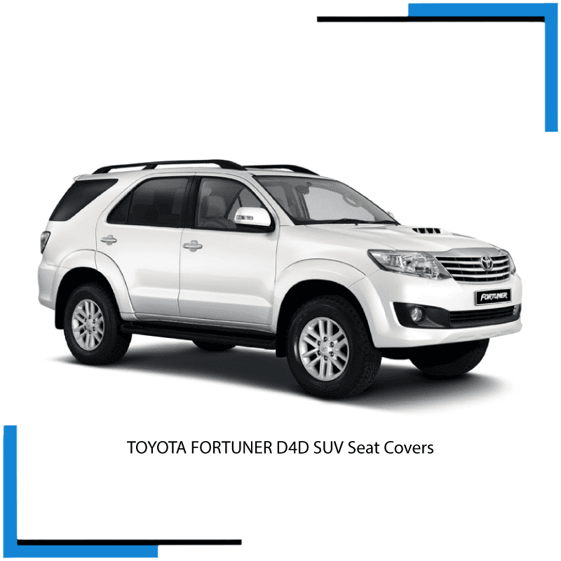 Toyota Fortuner D4D Seat Covers made by KINDO Covers