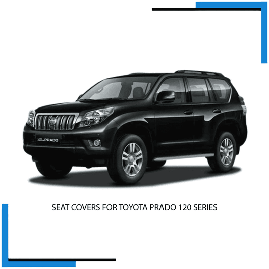 Toyota Prado 120 Series Seat Covers made by KINDO Covers