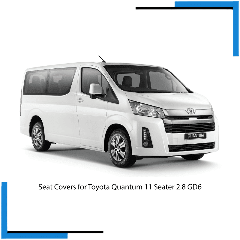 Toyota Quantum 11 Seater 2.8 GD6 Seat Covers