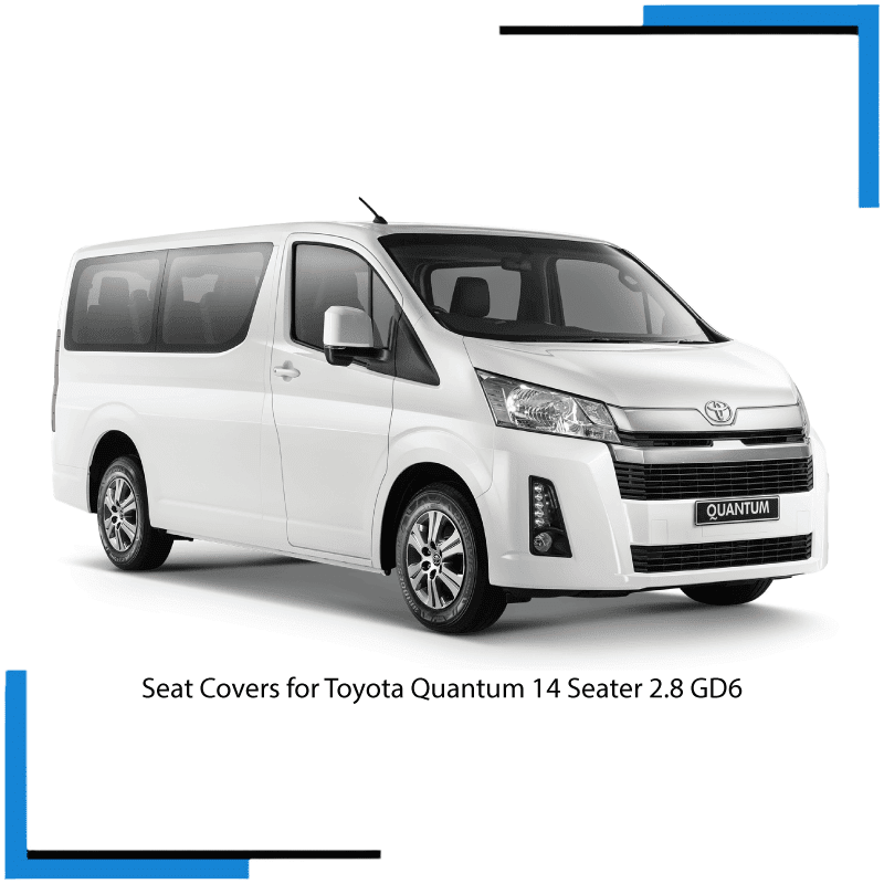 Toyota Quantum 14 Seater 2.8 GD6 Seat Covers made by KINDO Covers