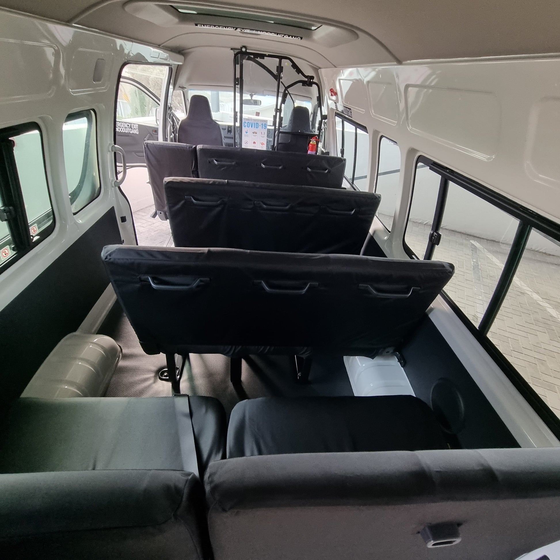 Toyota Sesfikile 16 Seater Seat Covers made by KINDO Covers