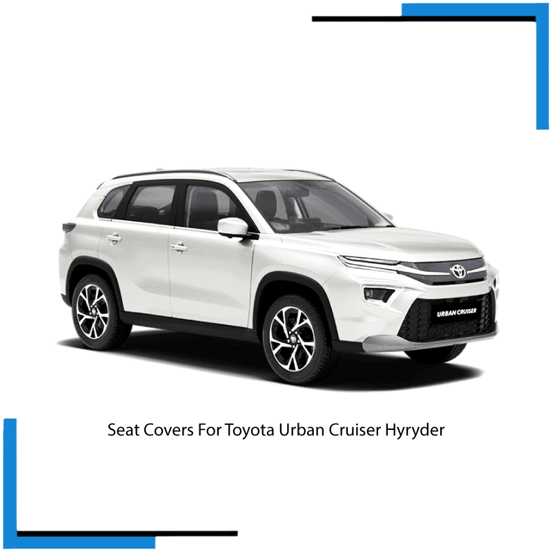 Toyota Urban Cruiser Hyryder Seat Covers made by KINDO Covers