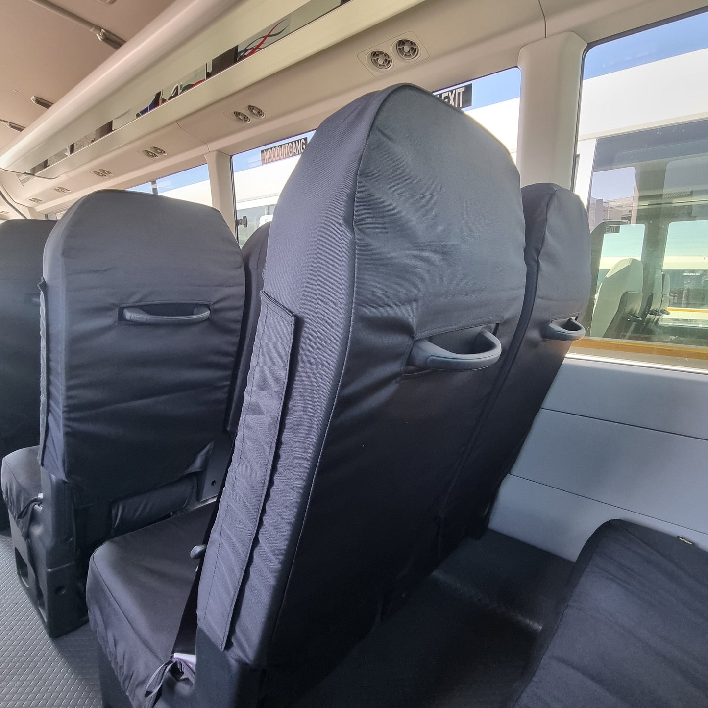 Toyota Coaster Bus Seat Covers made by KINDO Covers