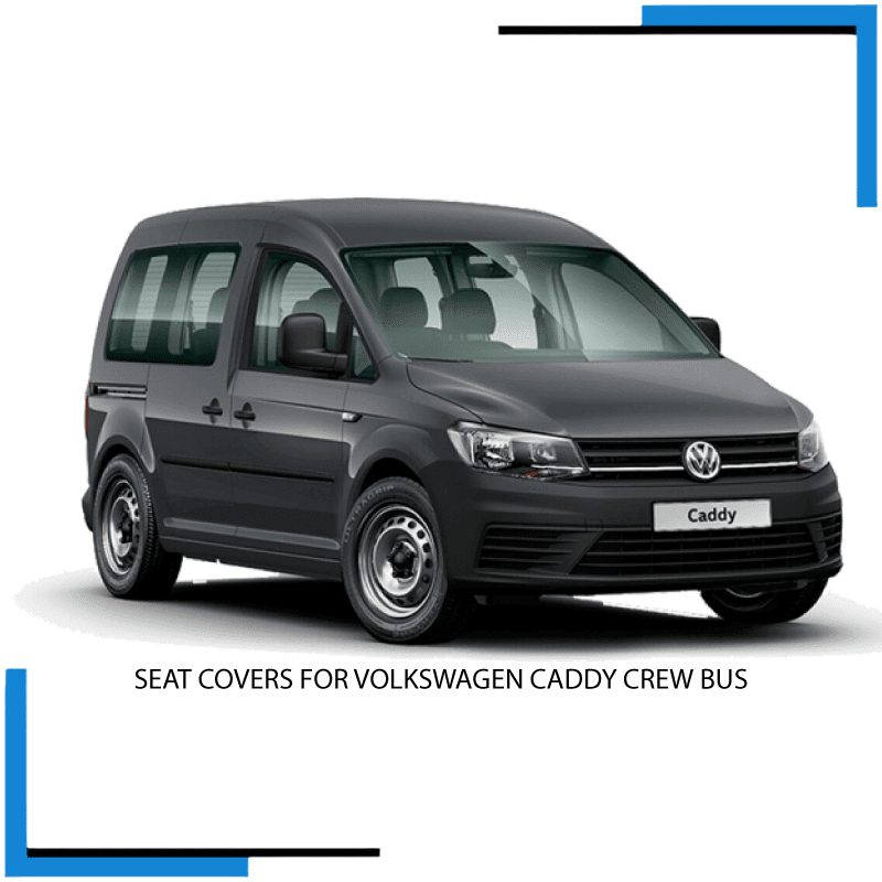 Volkswagen Caddy Crew Bus Seat Covers made by KINDO Covers