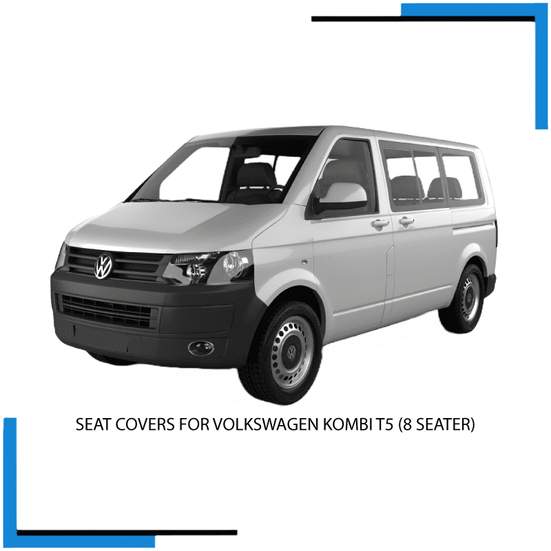 Volkswagen Kombi T5 8 Seater Seat Covers made by KINDO Covers