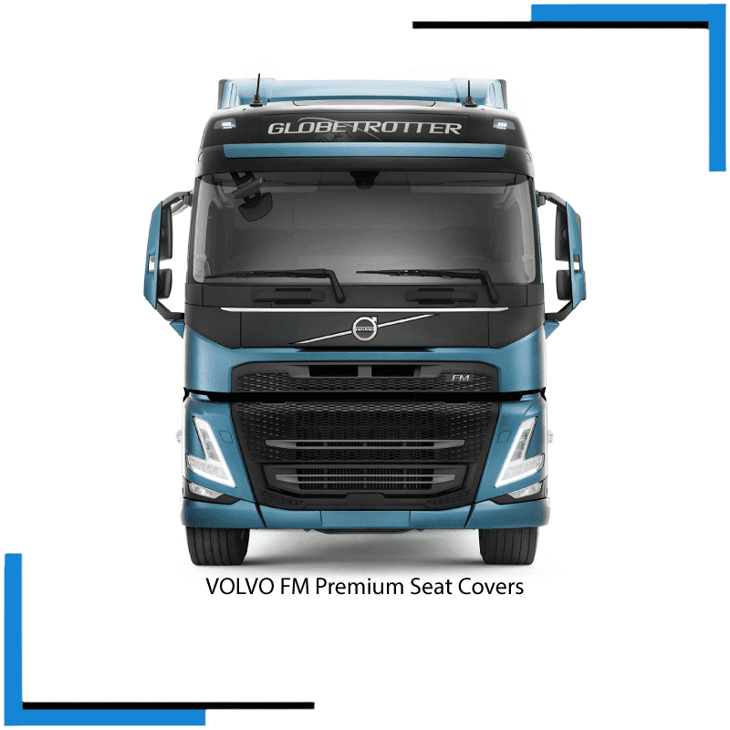 Volvo FMX Seat Covers made by KINDO Covers